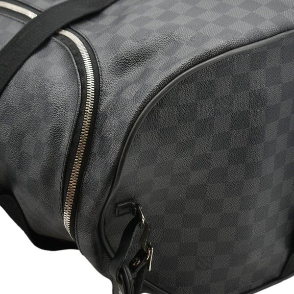 LOUIS VUITTON Neo Eole 65 Damier Graphite Rolling Duffle Bag Black