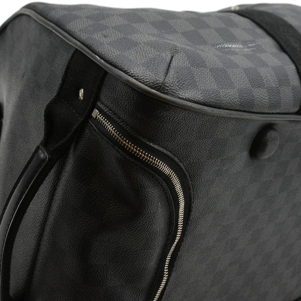 LOUIS VUITTON Neo Eole 65 Damier Graphite Rolling Duffle Bag Black