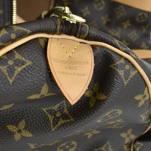 LOUIS VUITTON Keepall 55 Monogram Canvas Travel Bag Brown