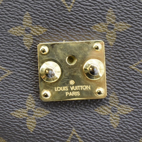 LOUIS VUITTON Metis Pochette Reverse Monogram Canvas Crossbody Bag Brown