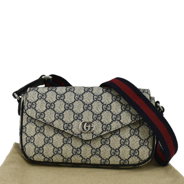 GUCCI Bolso Cruzado Ophidia Mini GG Supreme Canvas Crossbody Bag Beige 764961