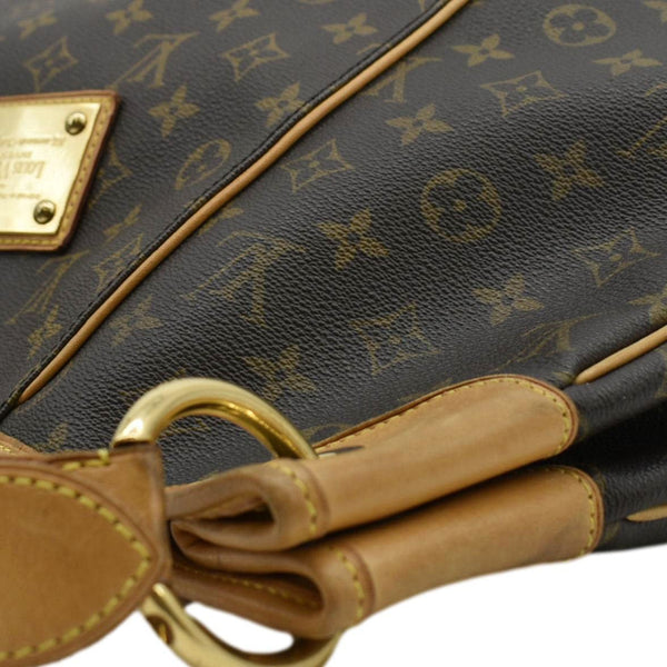 LOUIS VUITTON Galliera GM Monogram Canvas Shoulder Bag Brown