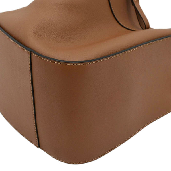 LOEWE Hammock Small Calfskin Leather Shoulder Bag Brown