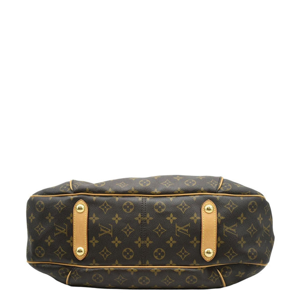 LOUIS VUITTON Galliera GM Monogram Canvas Shoulder Bag Brown