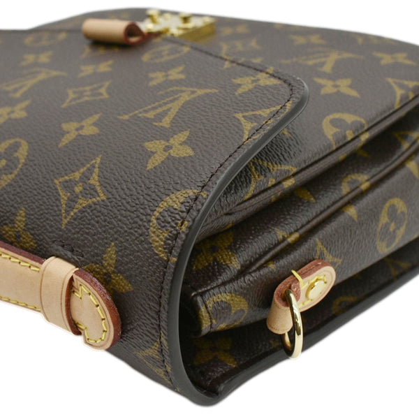 LOUIS VUITTON Metis Pochette Monogram Canvas Crossbody Bag Brown