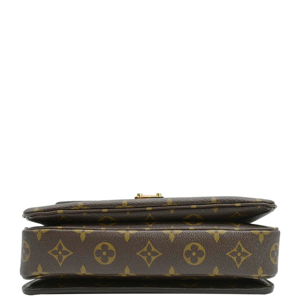 LOUIS VUITTON Metis Pochette Monogram Canvas Crossbody Bag Brown