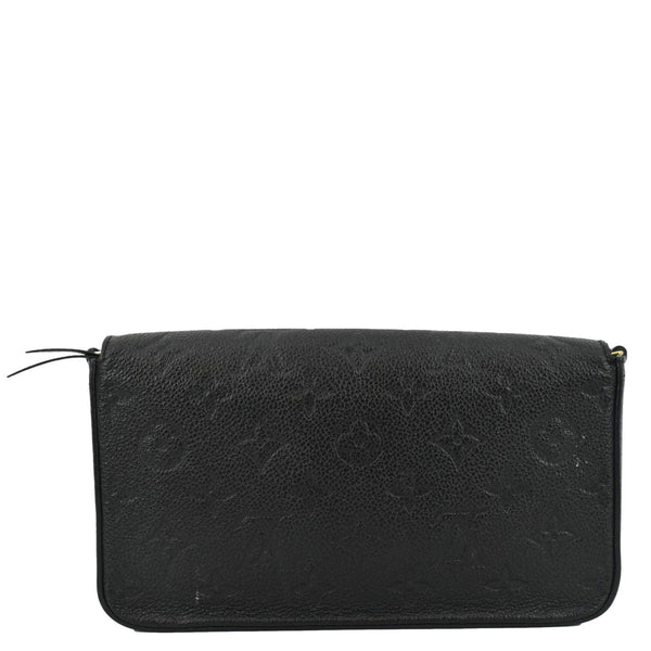 LOUIS VUITTON Felicie Monogram Empreinte Pochette Crossbody Bag Black