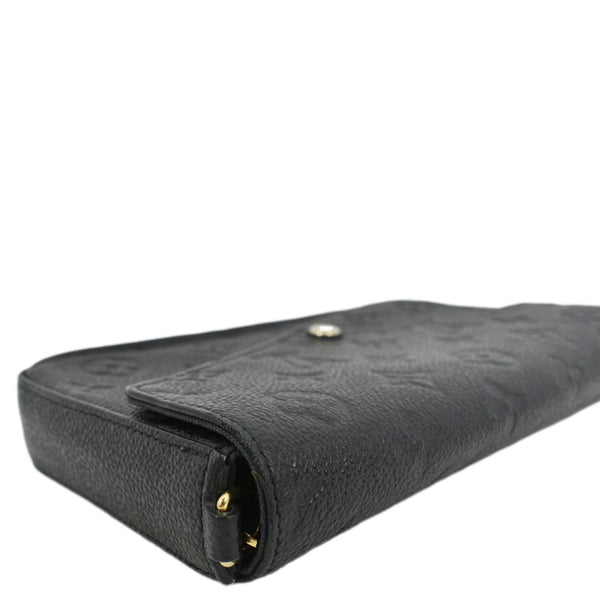 LOUIS VUITTON Felicie Monogram Empreinte Pochette Crossbody Bag Black