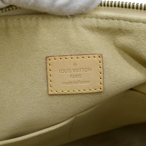 LOUIS VUITTON Evora MM Damier Azur Tote Shoulder Bag White