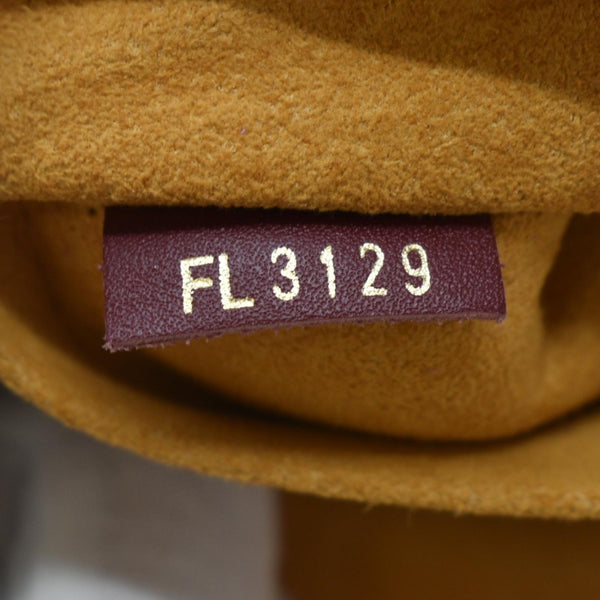 Louis Vuitton Twist MM Monogram Check Leather Shoulder Bag Orange