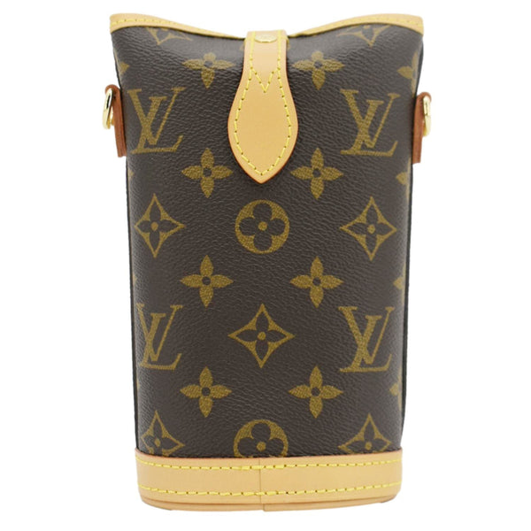 LOUIS VUITTON Fold Me Pouch Monogram Canvas Shoulder Bag Brown