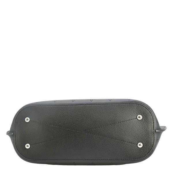 LOUIS VUITTON Girolata Monogram Mahina Leather Shoulder Bag Black