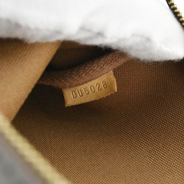 LOUIS VUITTON Pochette Eva Monogram Canvas Crossbody Bag Brown