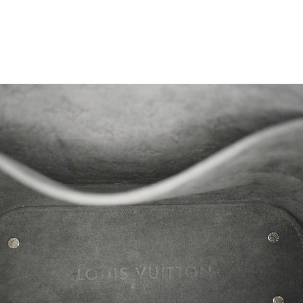 LOUIS VUITTON Girolata Monogram Mahina Leather Shoulder Bag Black