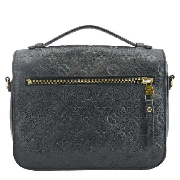 LOUIS VUITTON Metis Pochette Empreinte Leather Crossbody Bag Black