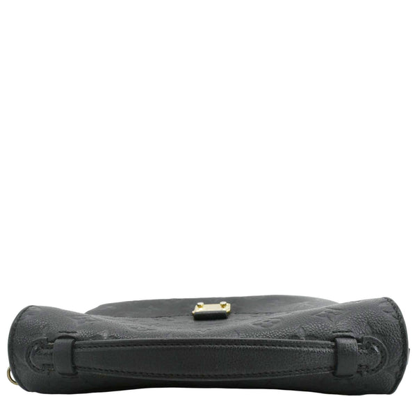 LOUIS VUITTON Metis Pochette Empreinte Leather Crossbody Bag Black