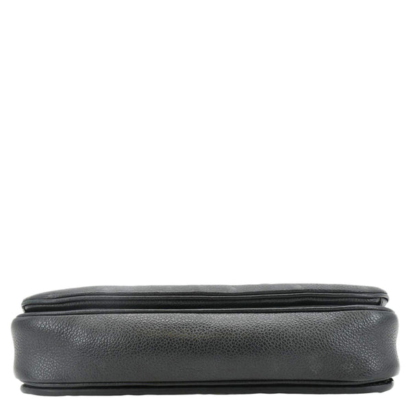 LOUIS VUITTON Metis Pochette Empreinte Leather Crossbody Bag Black