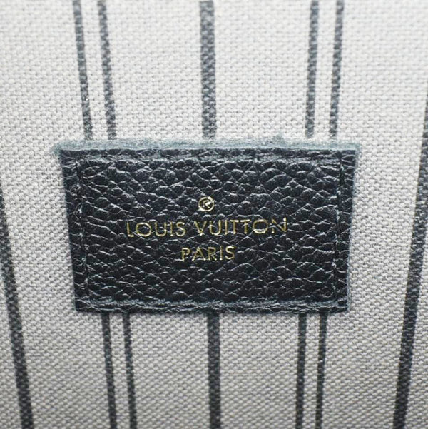 LOUIS VUITTON Metis Pochette Empreinte Leather Crossbody Bag Black