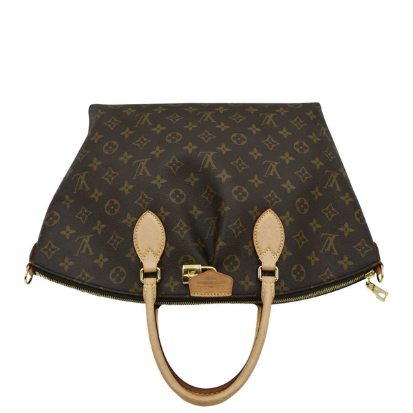 LOUIS VUITTON Boetie MM Monogram Canvas Shoulder Bag Brown