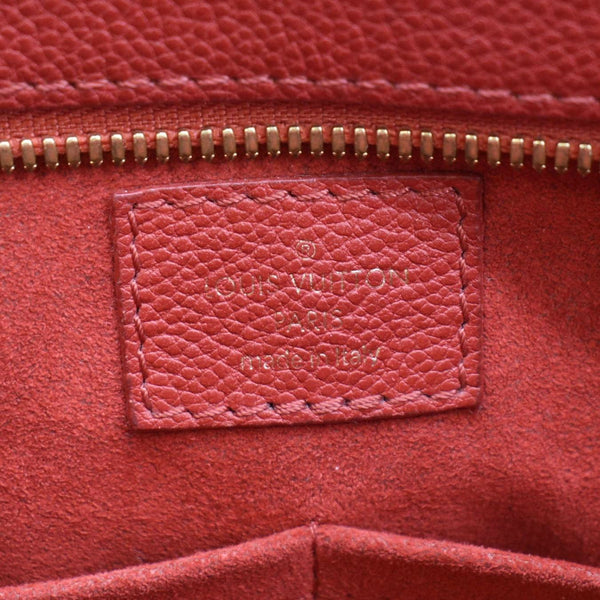 LOUIS VUITTON Popincourt Monogram Canvas Tote Bag Red