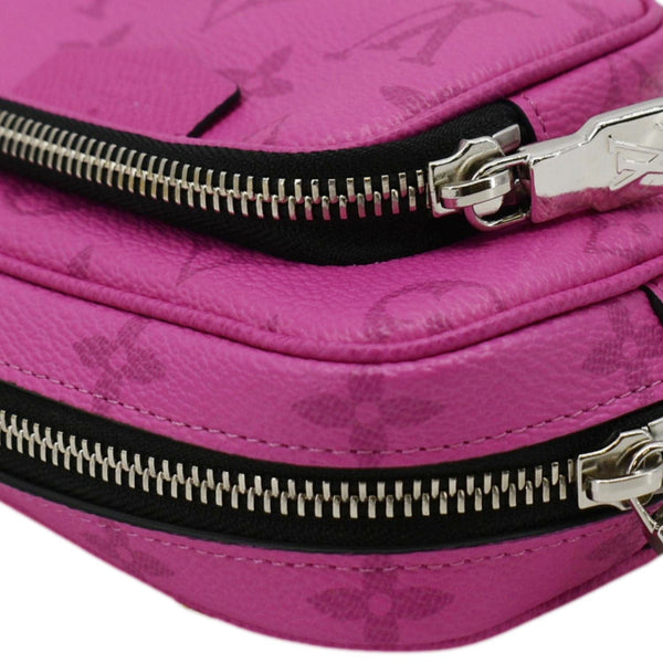 LOUIS VUITTON Outdoor Monogram Taigarama Pouch Pink