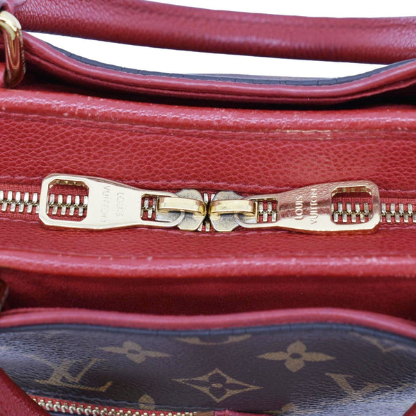 LOUIS VUITTON Popincourt Monogram Canvas Tote Bag Red
