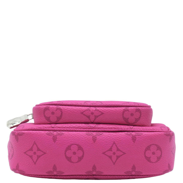 LOUIS VUITTON Outdoor Monogram Taigarama Pouch Pink