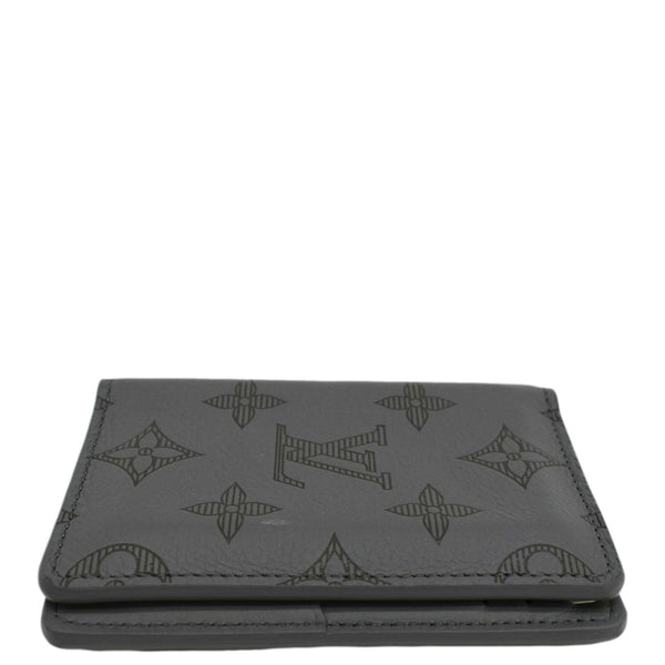 LOUIS VUITTON Monogram Shadow Pocket Organizer Gray