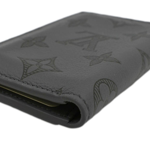 LOUIS VUITTON Monogram Shadow Pocket Organizer Gray