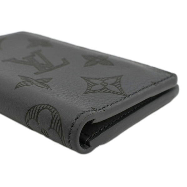 LOUIS VUITTON Monogram Shadow Pocket Organizer Gray