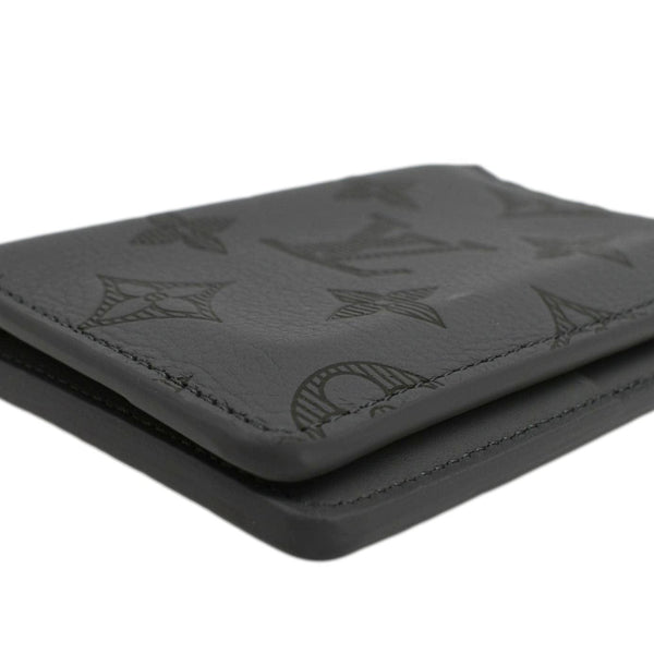 LOUIS VUITTON Monogram Shadow Pocket Organizer Gray