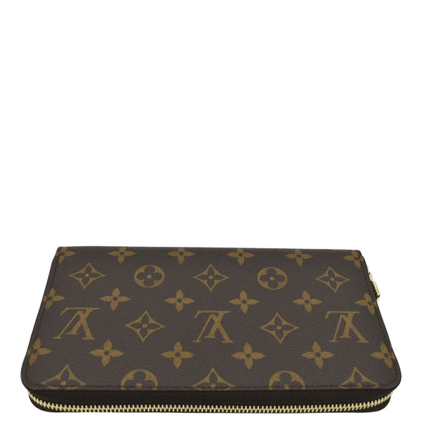 LOUIS VUITTON Monogram Canvas Zippy Wallet Brown
