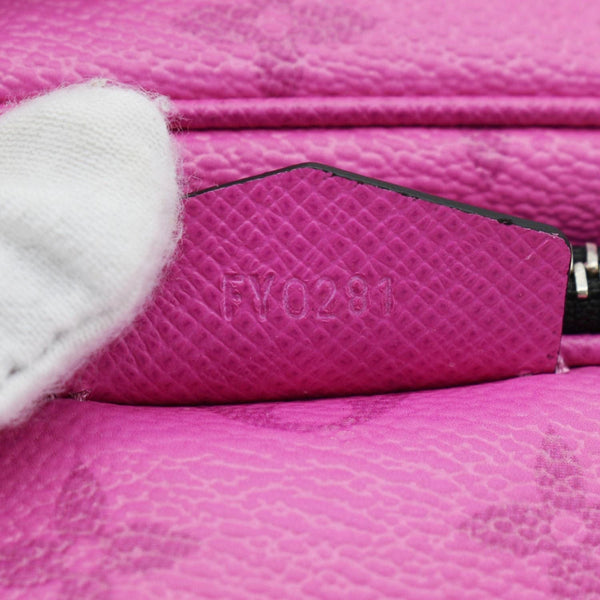 LOUIS VUITTON Outdoor Monogram Taigarama Pouch Pink
