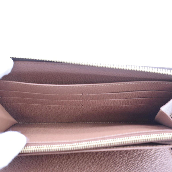 LOUIS VUITTON Monogram Canvas Zippy Wallet Brown