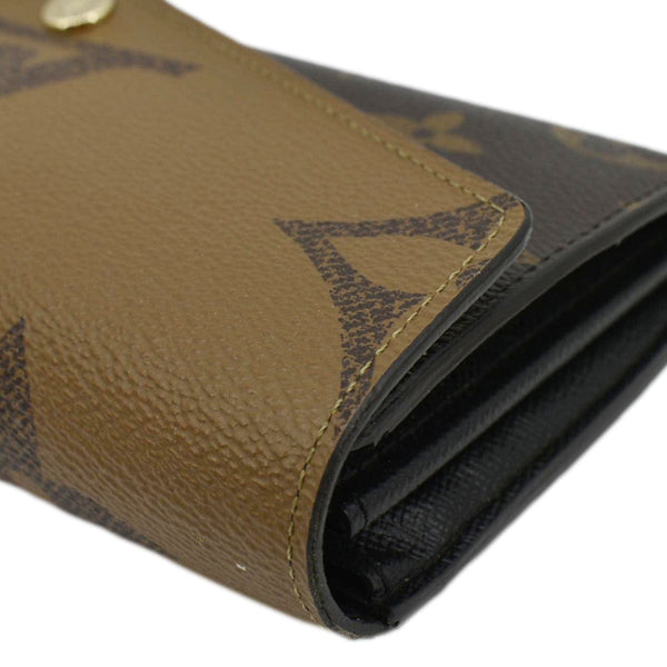 LOUIS VUITTON Sarah Monogram Reverse Canvas Wallet Brown