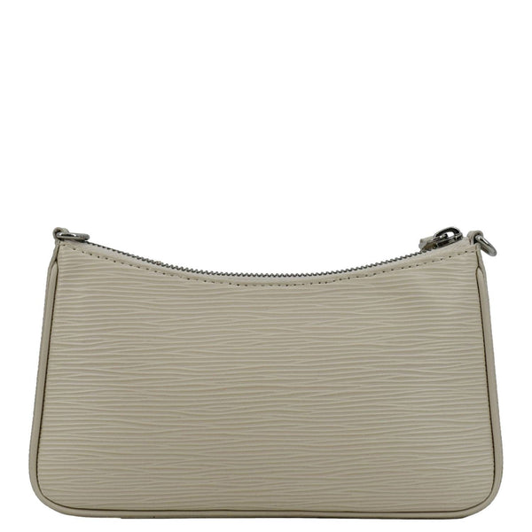 LOUIS VUITTON Easy Pouch On Strap Epi Leather Shoulder Bag Cream
