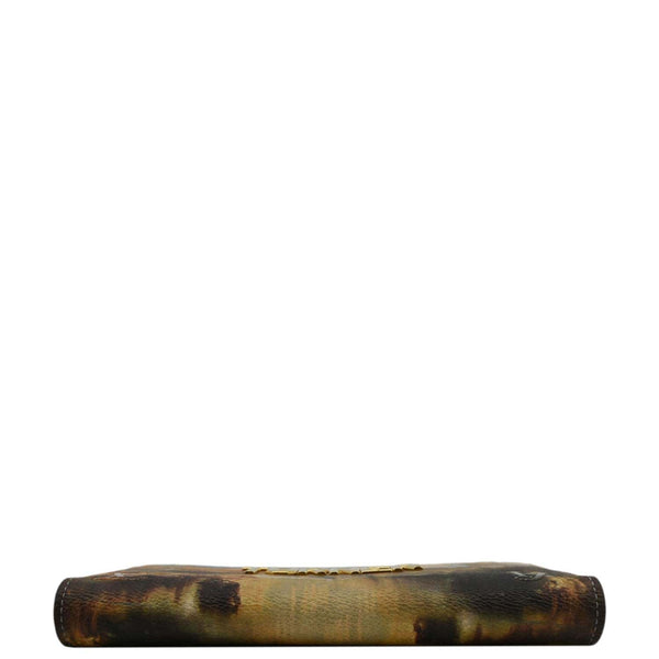 LOUIS VUITTON Turner Print Canvas Zippy Wallet Blue