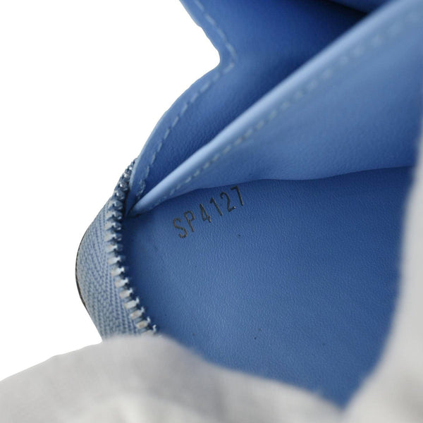 LOUIS VUITTON Turner Print Canvas Zippy Wallet Blue