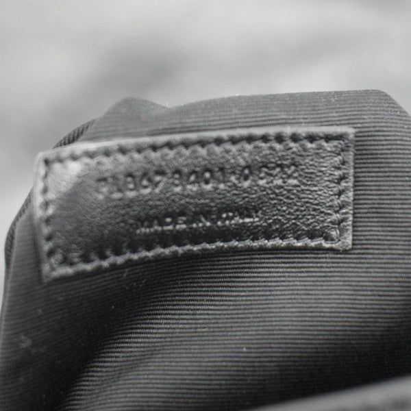 YVES SAINT LAURENT Loulou Medium Quilted Leather Crossbody Bag Black