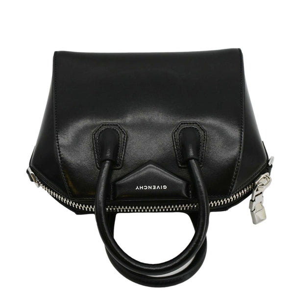 GIVENCHY Antigona Mini Leather Shoulder Bag Black upper look