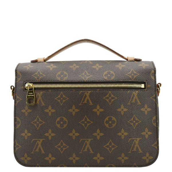LOUIS VUITTON Metis Pochette Monogram Canvas Crossbody Bag Brown
