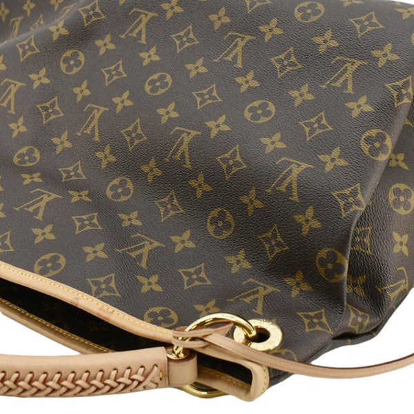 LOUIS VUITTON Artsy MM NM Monogram Canvas Hobo Bag Brown