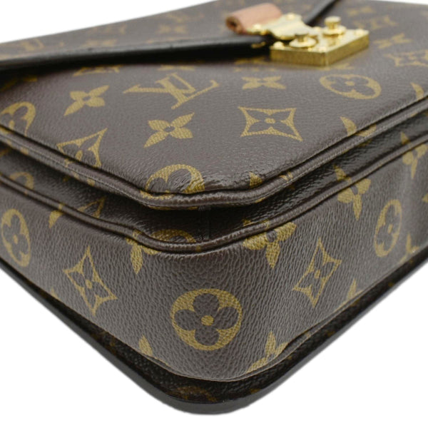 LOUIS VUITTON Metis Pochette Monogram Canvas Crossbody Bag Brown