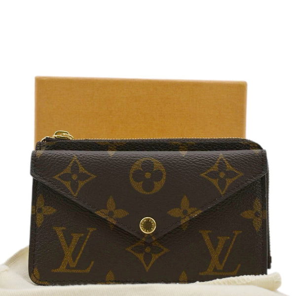 LOUIS VUITTON Recto Verso Monogram Canvas Card Holder Brown