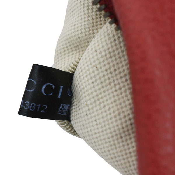 GUCCI Print Small Leather Belt Bag Red 527792