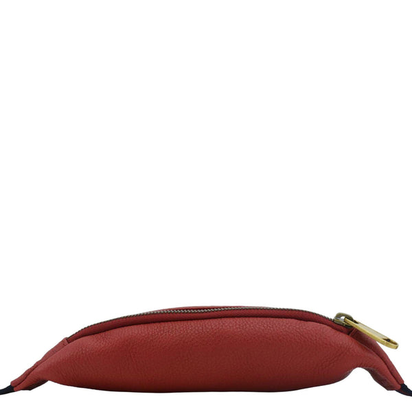 GUCCI Print Small Leather Belt Bag Red 527792