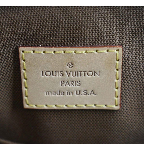 LOUIS VUITTON Tivoli PM Monogram Canvas Satchel Bag Brown