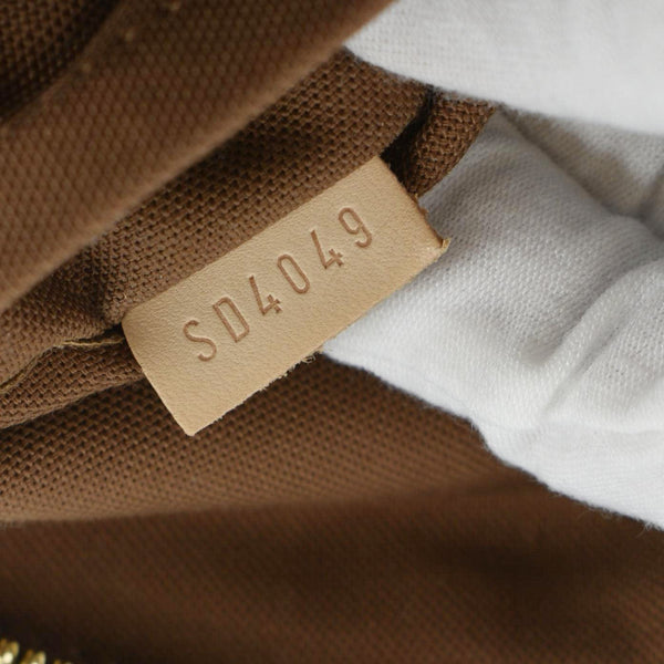 LOUIS VUITTON Tivoli PM Monogram Canvas Satchel Bag Brown