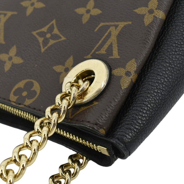 LOUIS VUITTON Surene BB Monogram Canvas Shoulder Bag Black