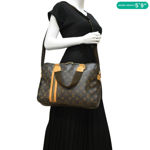 LOUIS VUITTON Sac Bosphore Monogram Canvas Messenger Bag Brown